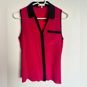 NEIMAN MARCUS | Pink Sleeveless Blouse
